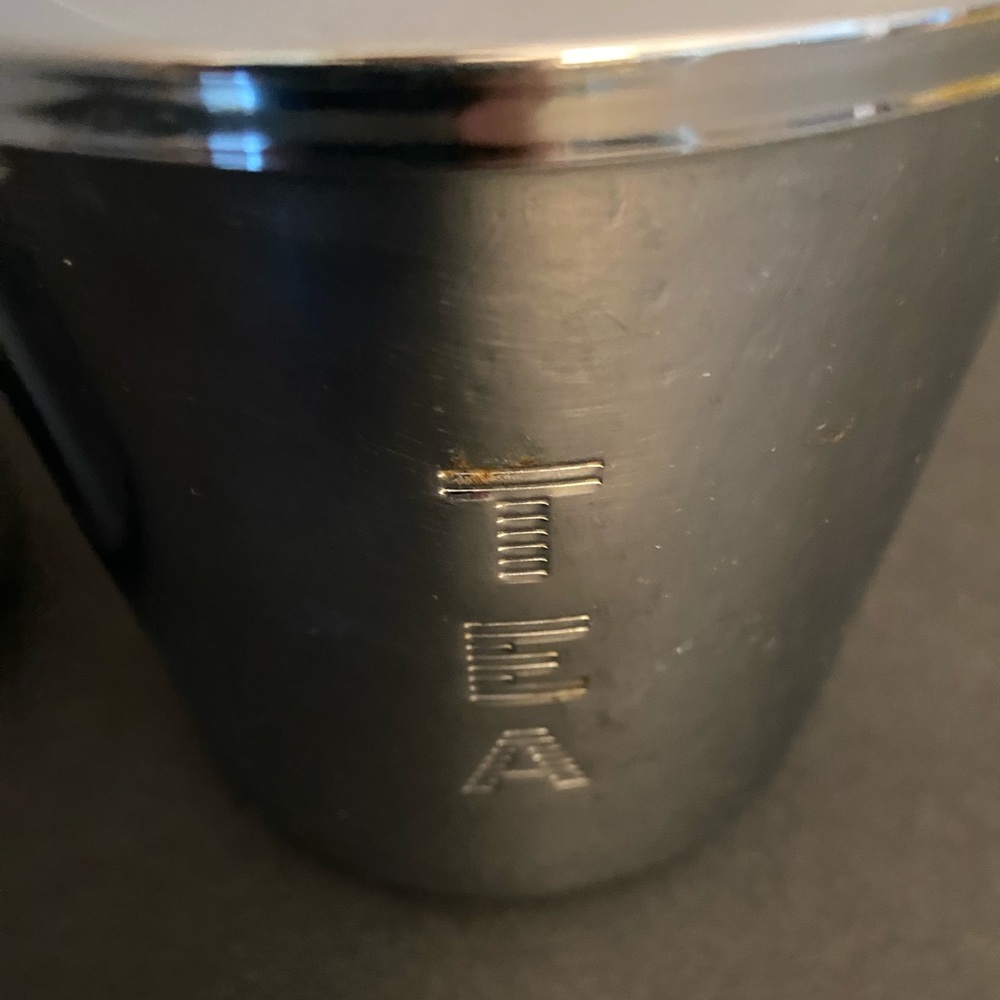 Vintage Everedy Chrome Coffee & Tea Canister Set - Picture 3 of 5